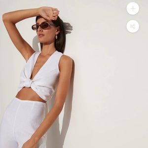 Faithfull the Brand Desitha Linen Top